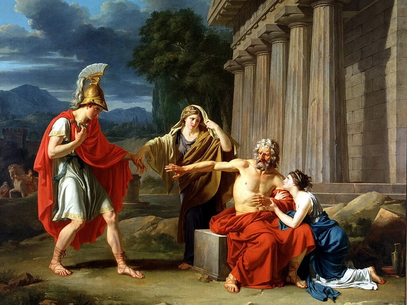 1753-Jean-Antoine-Théodore Giroust -Edipo a Colono
